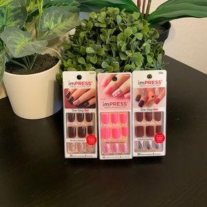 3 impress by kiss press on manicures